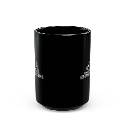 Plane Wellness Black Mug (11oz, 15oz)