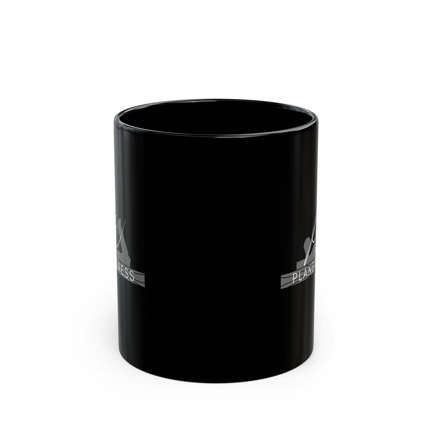 Plane Wellness Black Mug (11oz, 15oz)