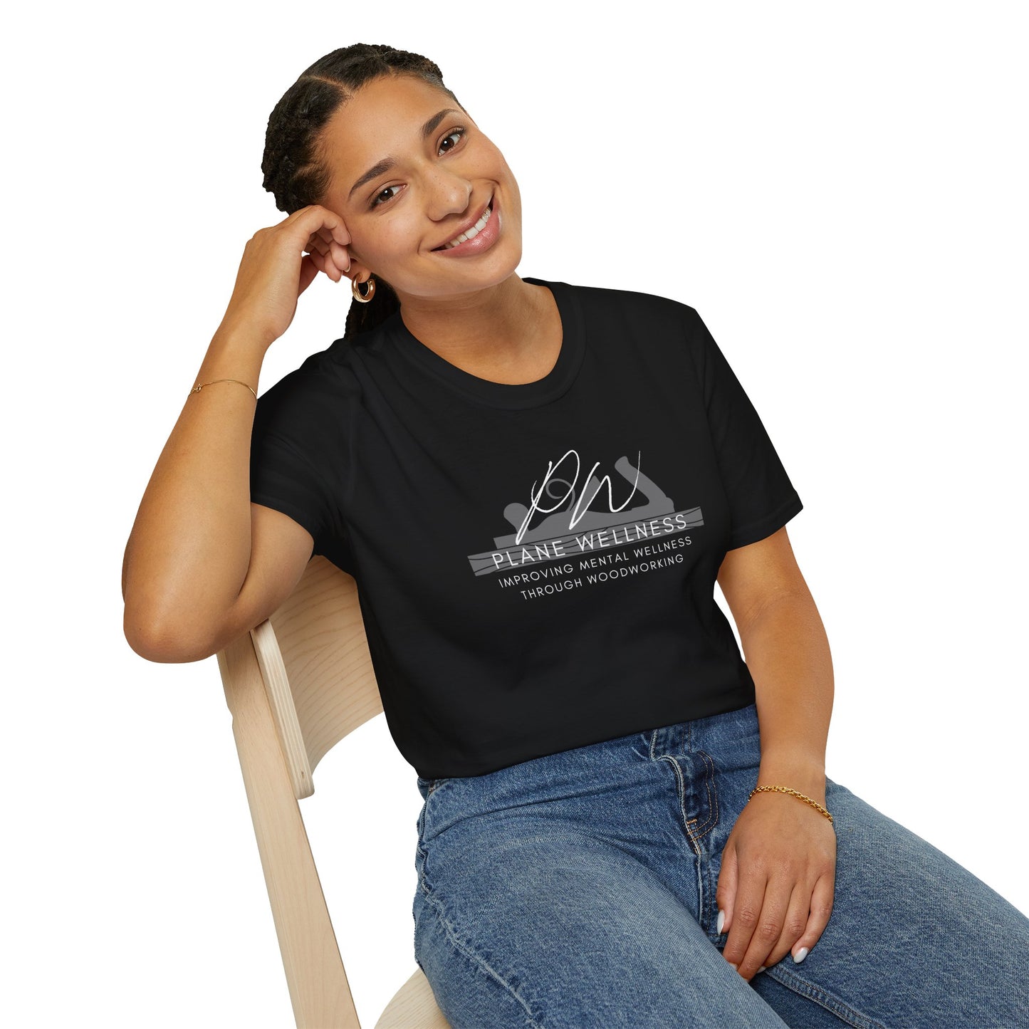Plane Wellness Unisex Softstyle T-Shirt