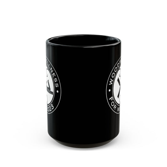Woodworkers for Wellness Black Mug (11oz, 15oz)