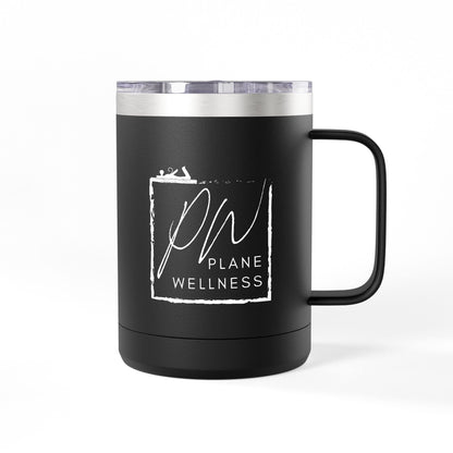 Square Plane Wellness Insulated 15oz Mug