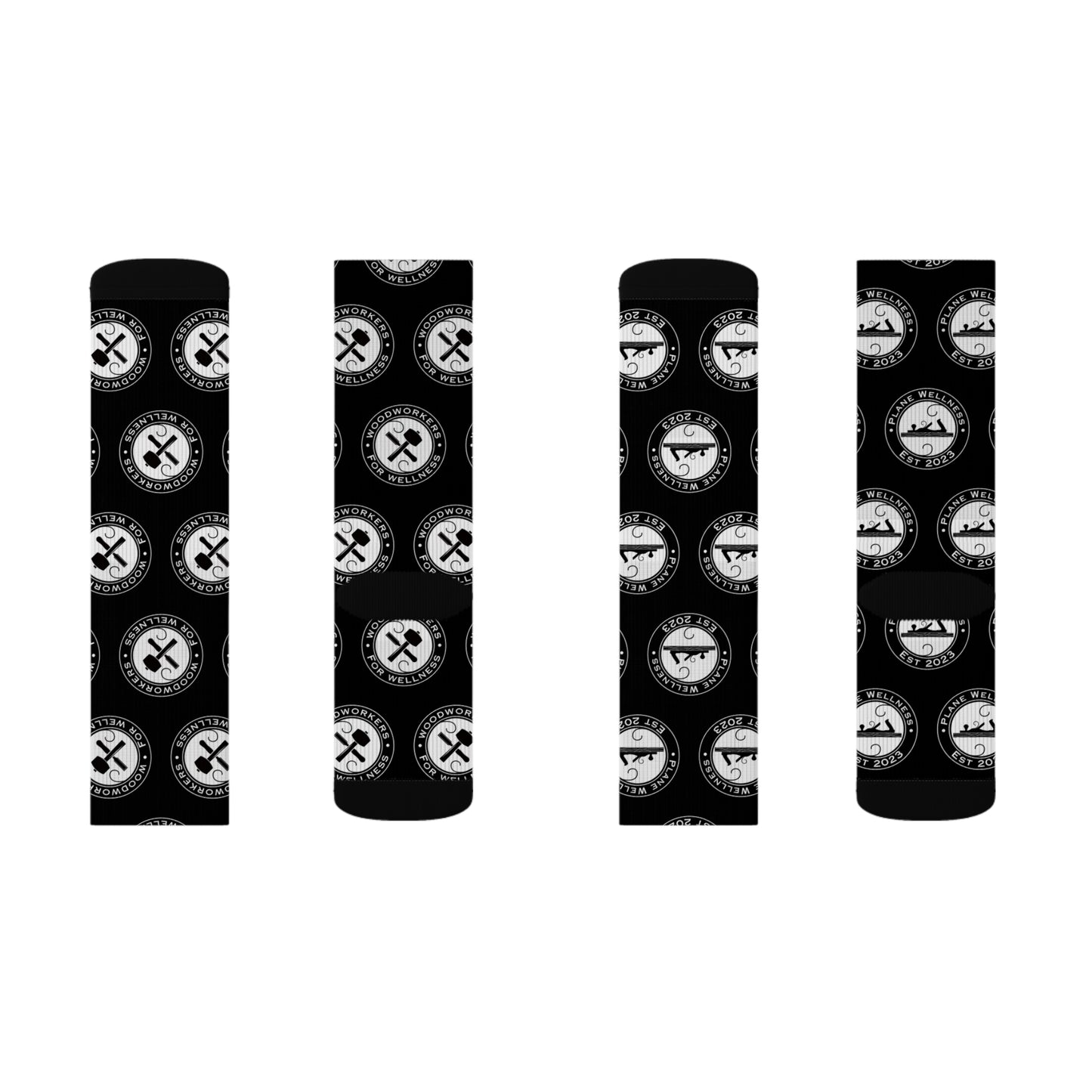 Woodworkers for Wellness Cozy Sublimation Socks