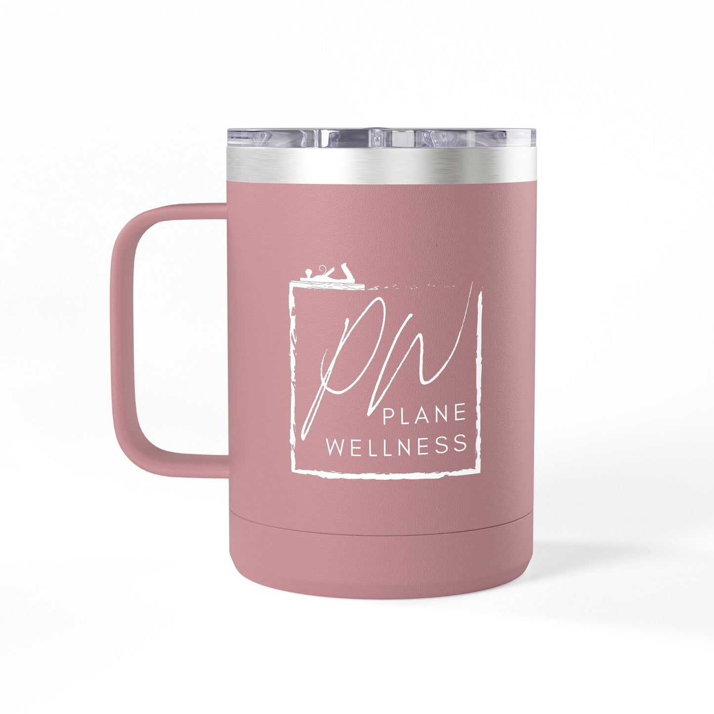 Square Plane Wellness Insulated 15oz Mug