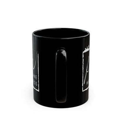 Plane Wellness Square Logo Black Mug (11oz, 15oz)