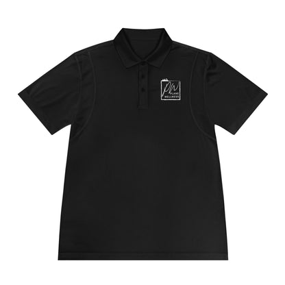 Plane Wellness Square Logo Men's Sport Polo Shirt