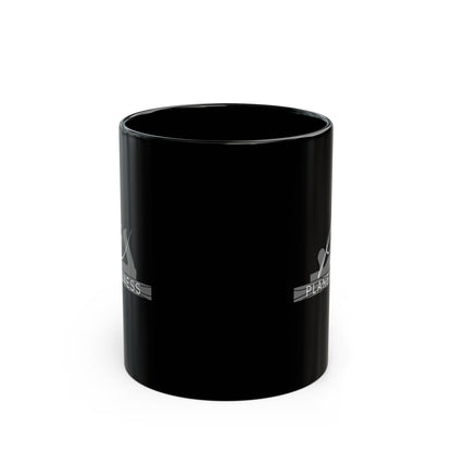 Plane Wellness Black Mug (11oz, 15oz)