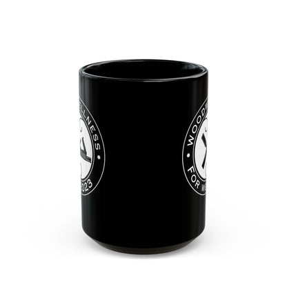 Woodworkers for Wellness Black Mug (11oz, 15oz)