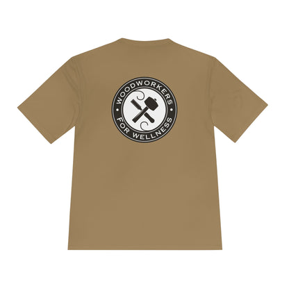 Woodworkers for Wellness Unisex Moisture Wicking Tee