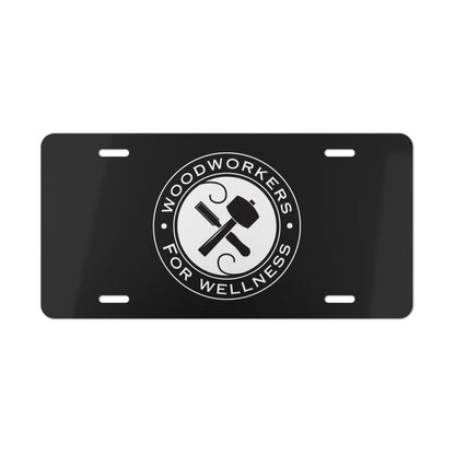 Woodworkers for Wellness Car Vanity Plate