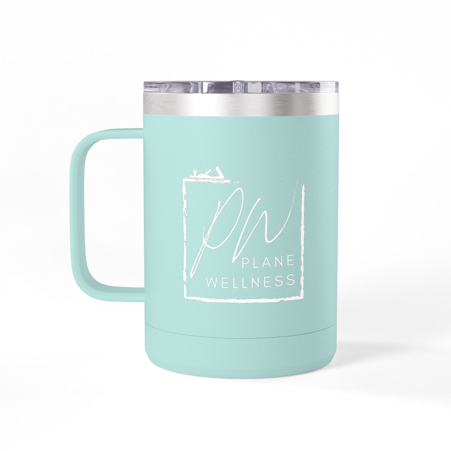 Square Plane Wellness Insulated 15oz Mug