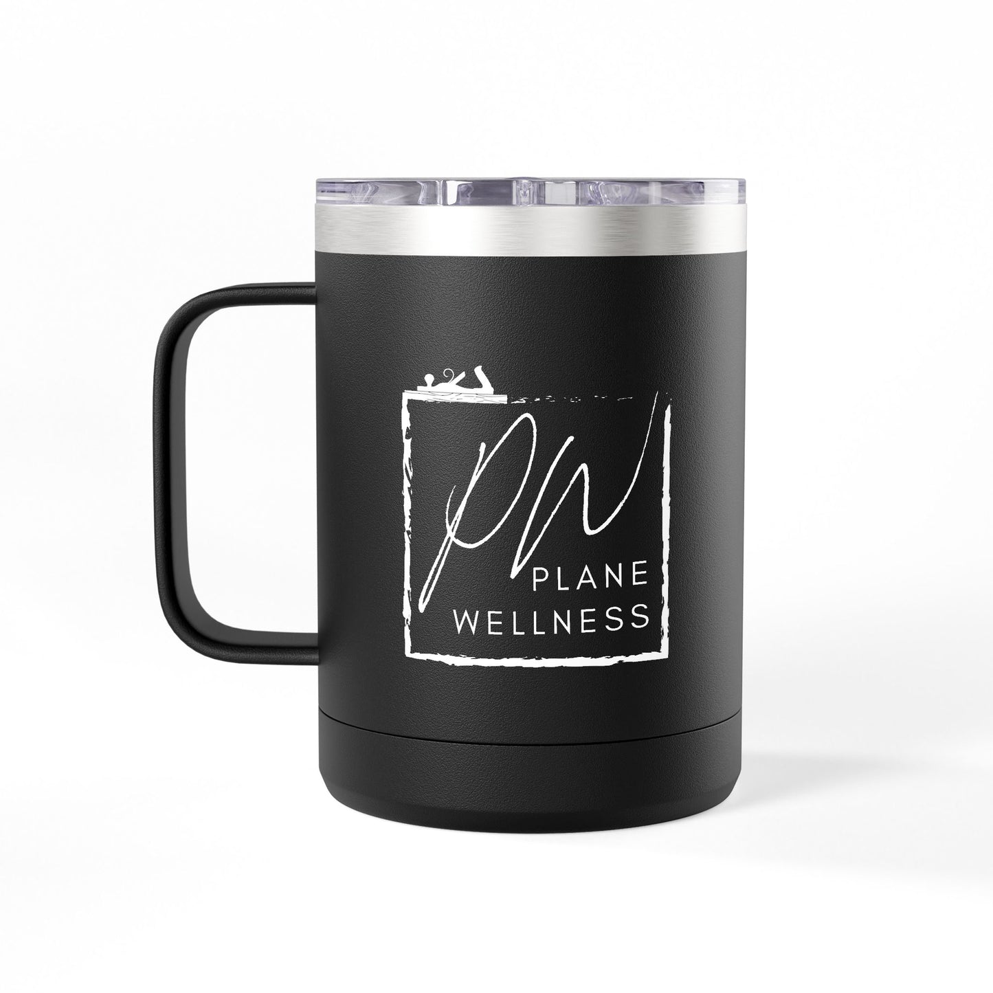 Square Plane Wellness Insulated 15oz Mug