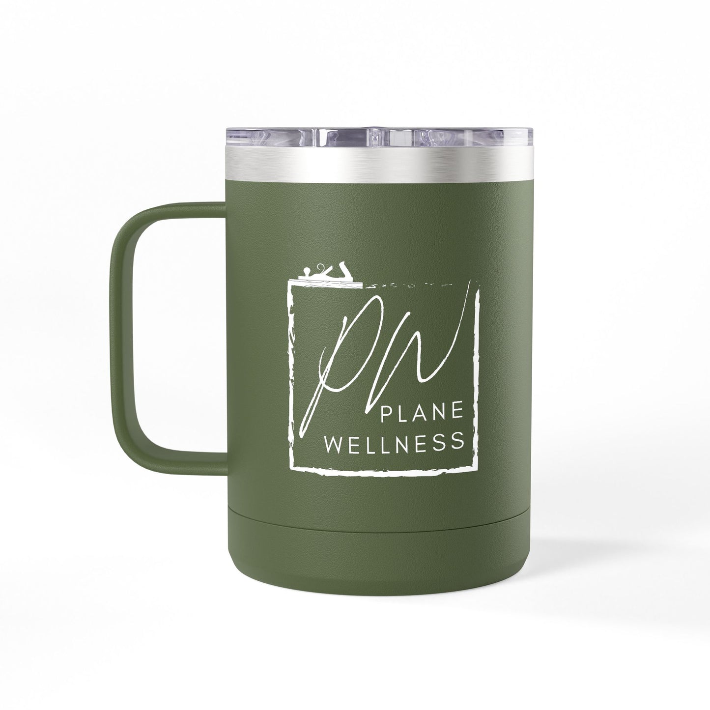 Square Plane Wellness Insulated 15oz Mug