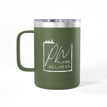 Square Plane Wellness Insulated 15oz Mug