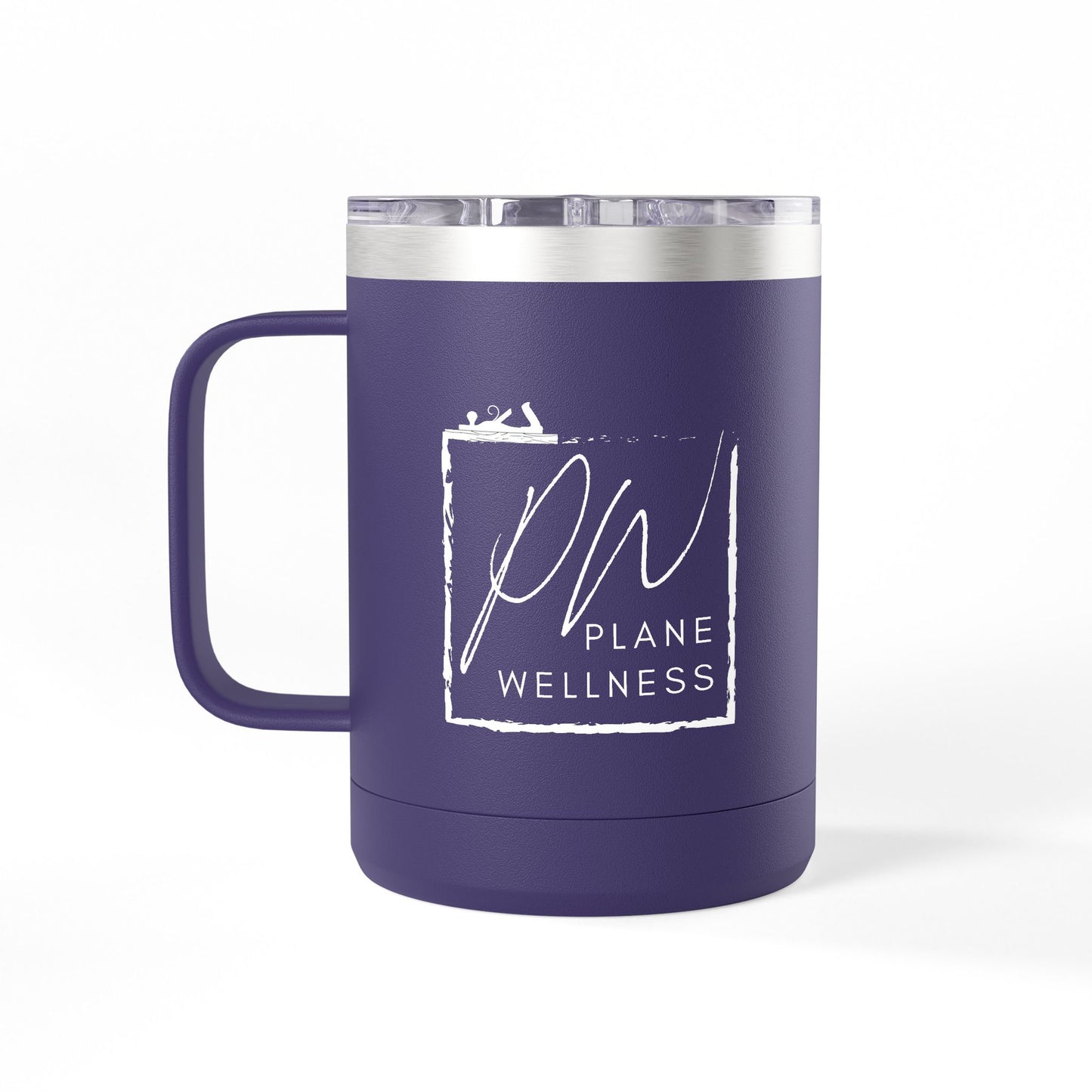 Square Plane Wellness Insulated 15oz Mug