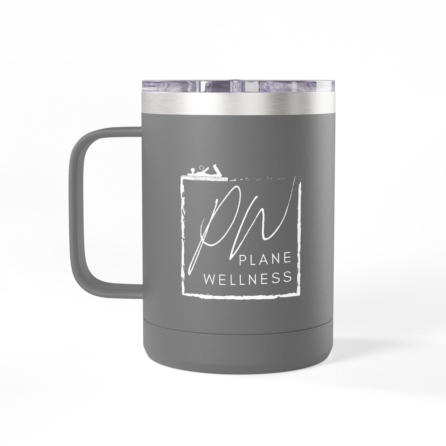 Square Plane Wellness Insulated 15oz Mug