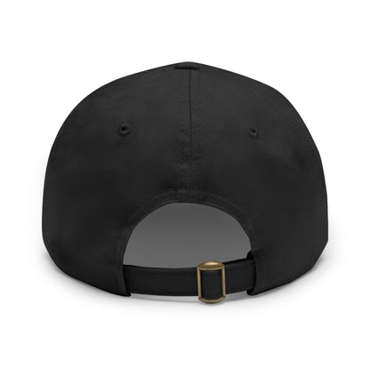 Plane Wellness Hat with Leather Patch Logo (Rectangle)